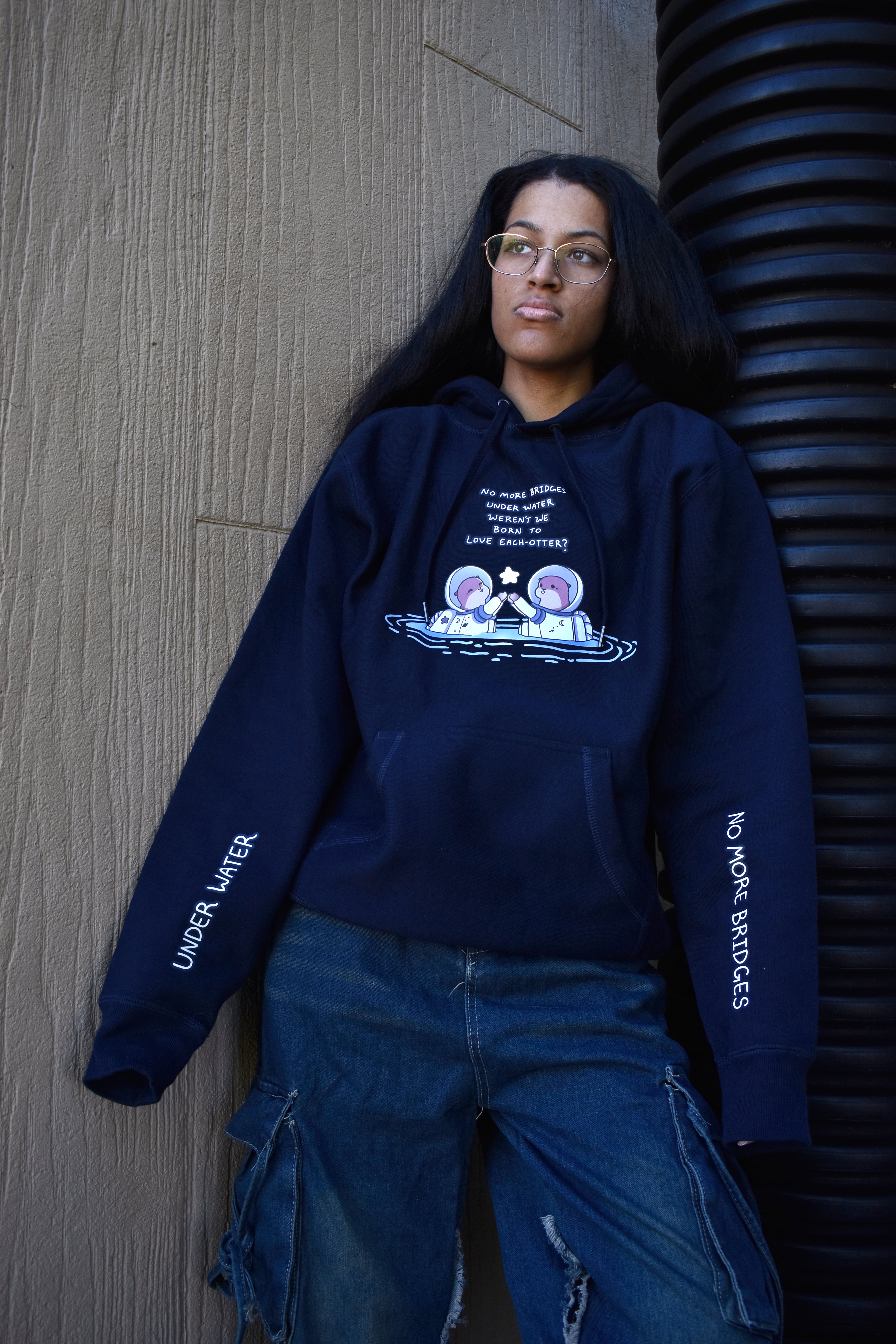 No More Bridges Under Water - OtterSpace Hoodie