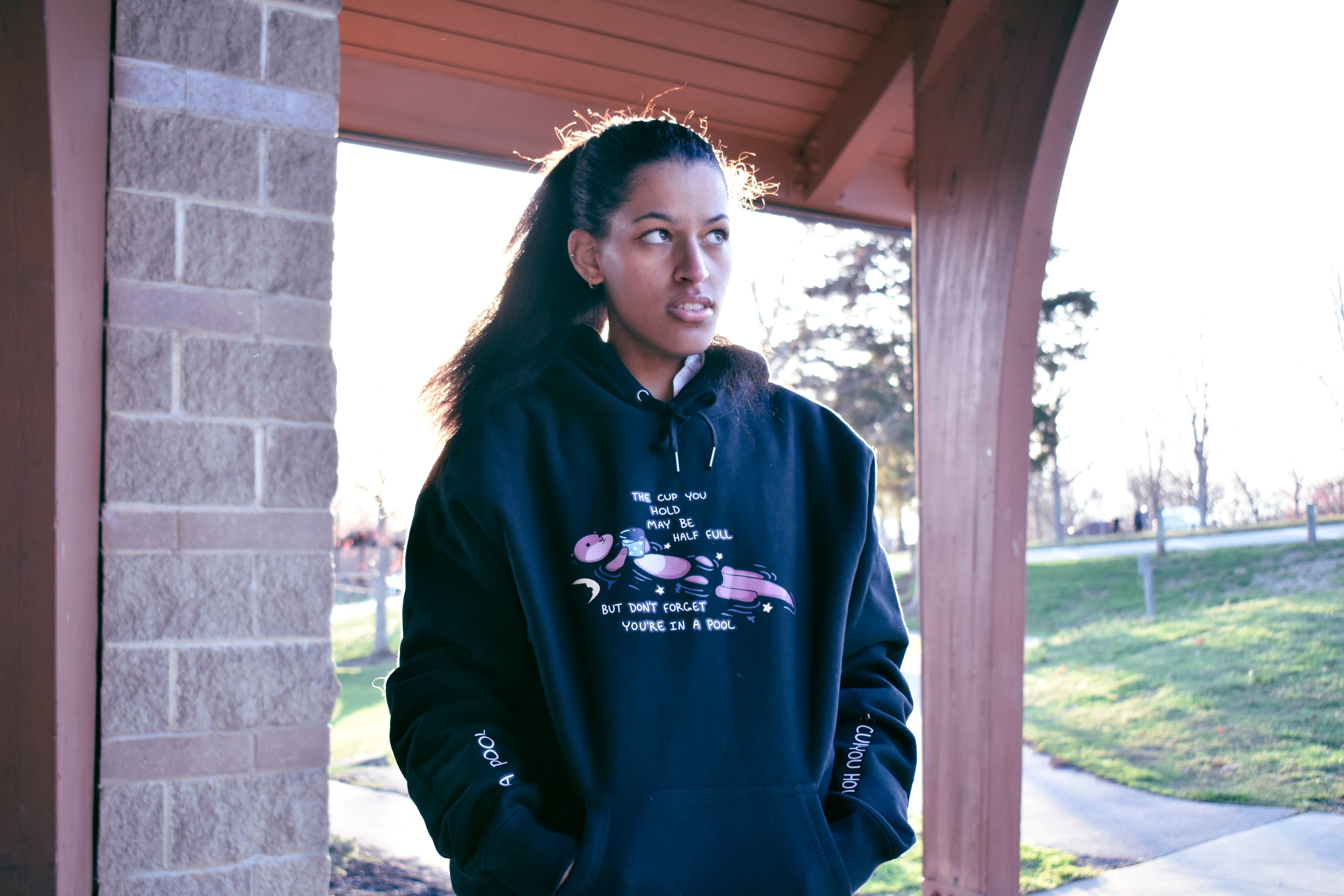 Your Cup is a Pool - OtterSpace Hoodie
