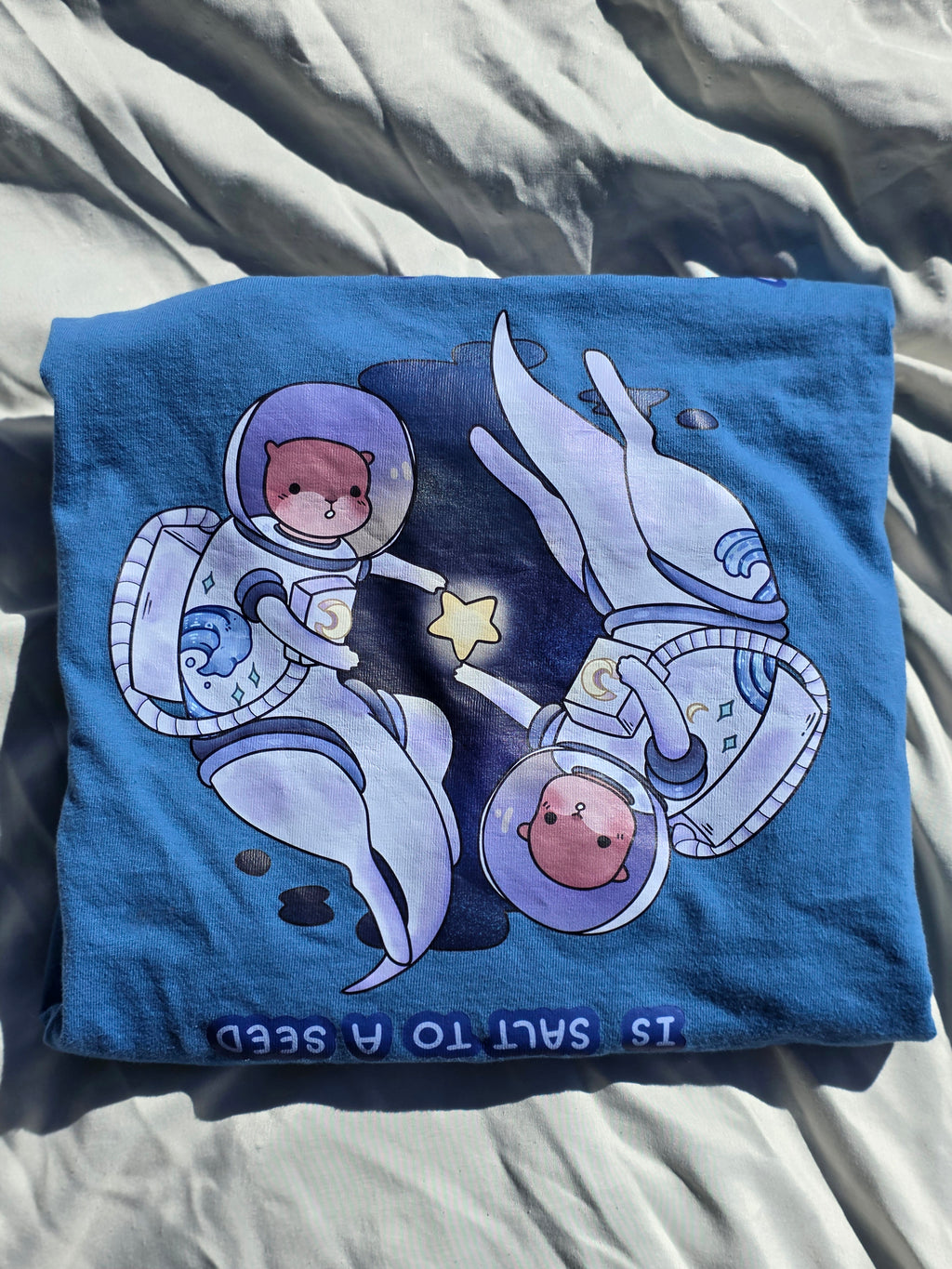 The Vision is Alive - Baggy Tee (Blue)
