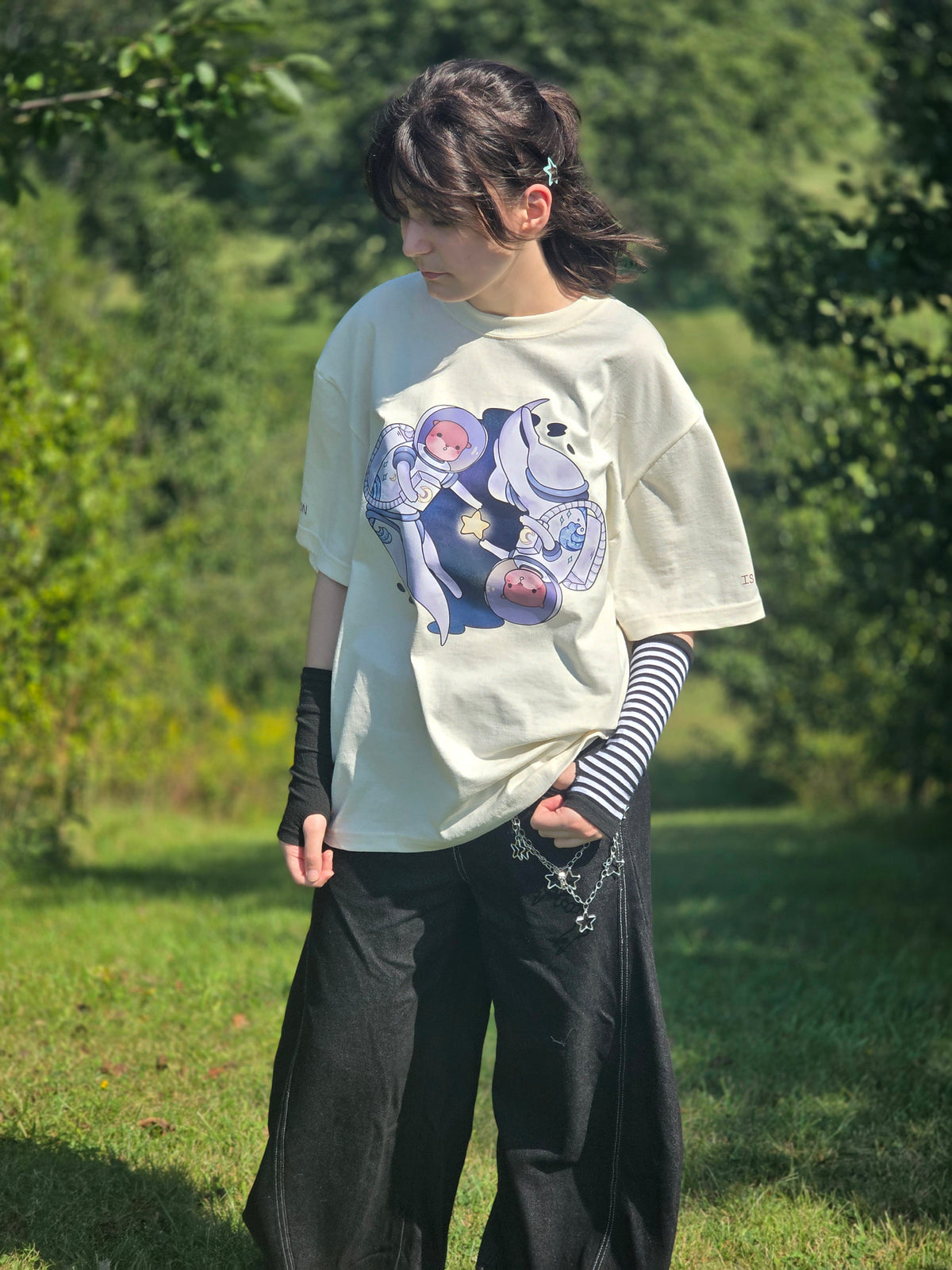 The Vision is Alive - Baggy Tee (Cream)