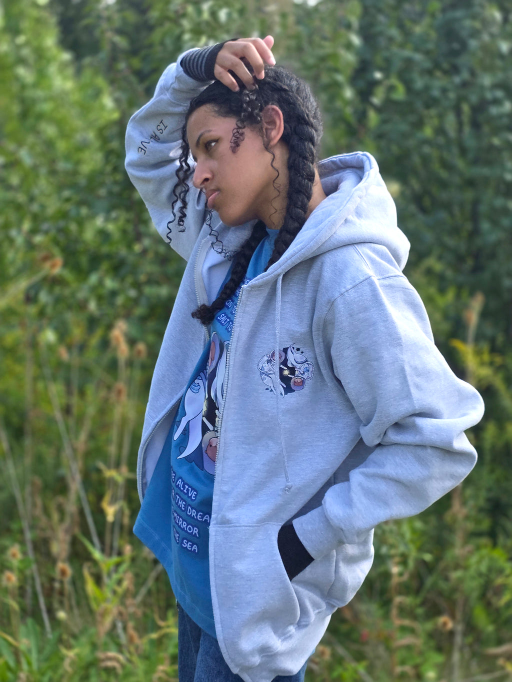 The Vision is Alive - Zip-Up Hoodie