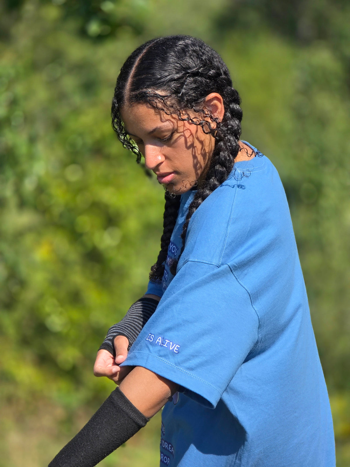 The Vision is Alive - Baggy Tee (Blue)