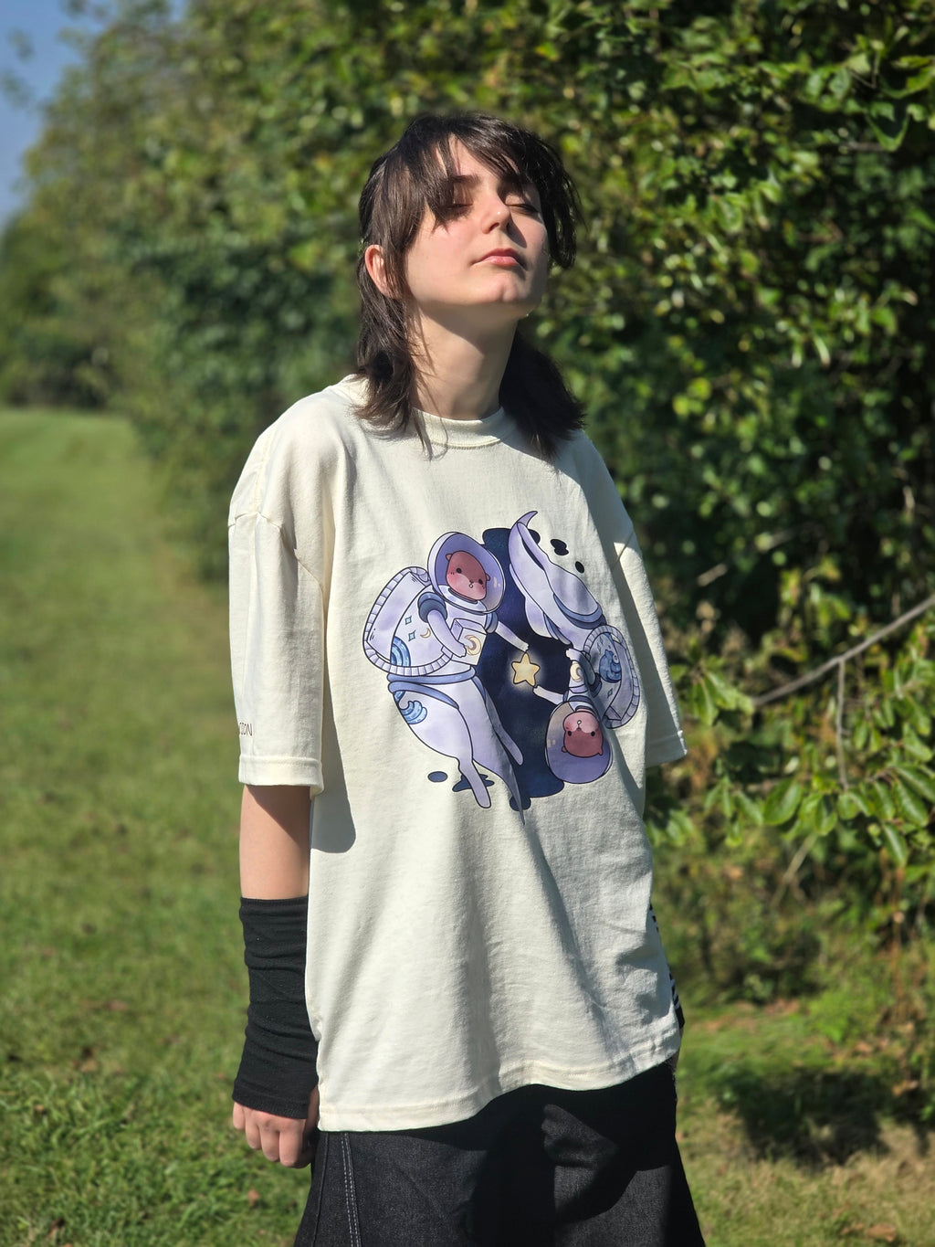 The Vision is Alive - Baggy Tee (Cream)