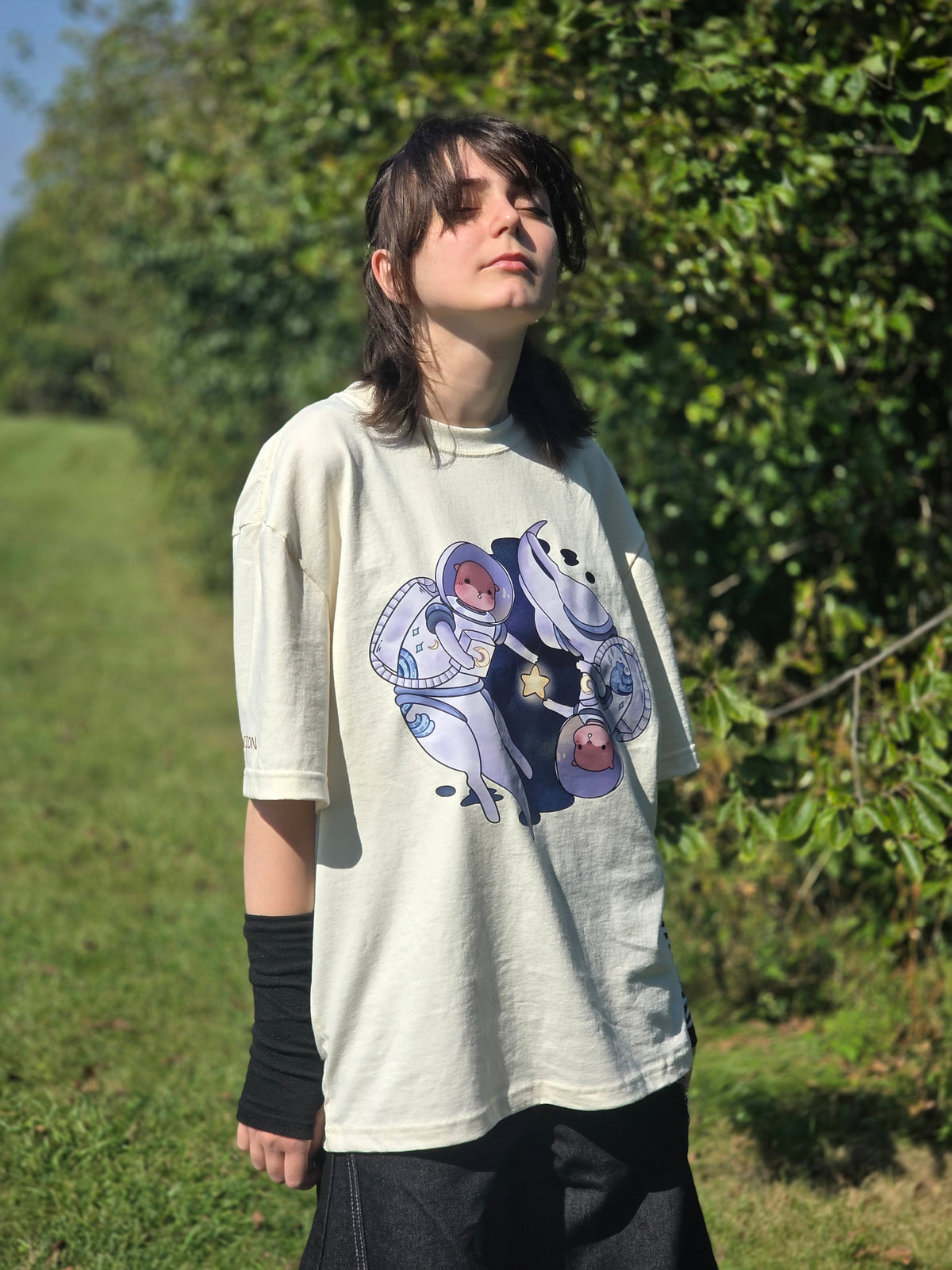 The Vision is Alive - Baggy Tee (Cream)