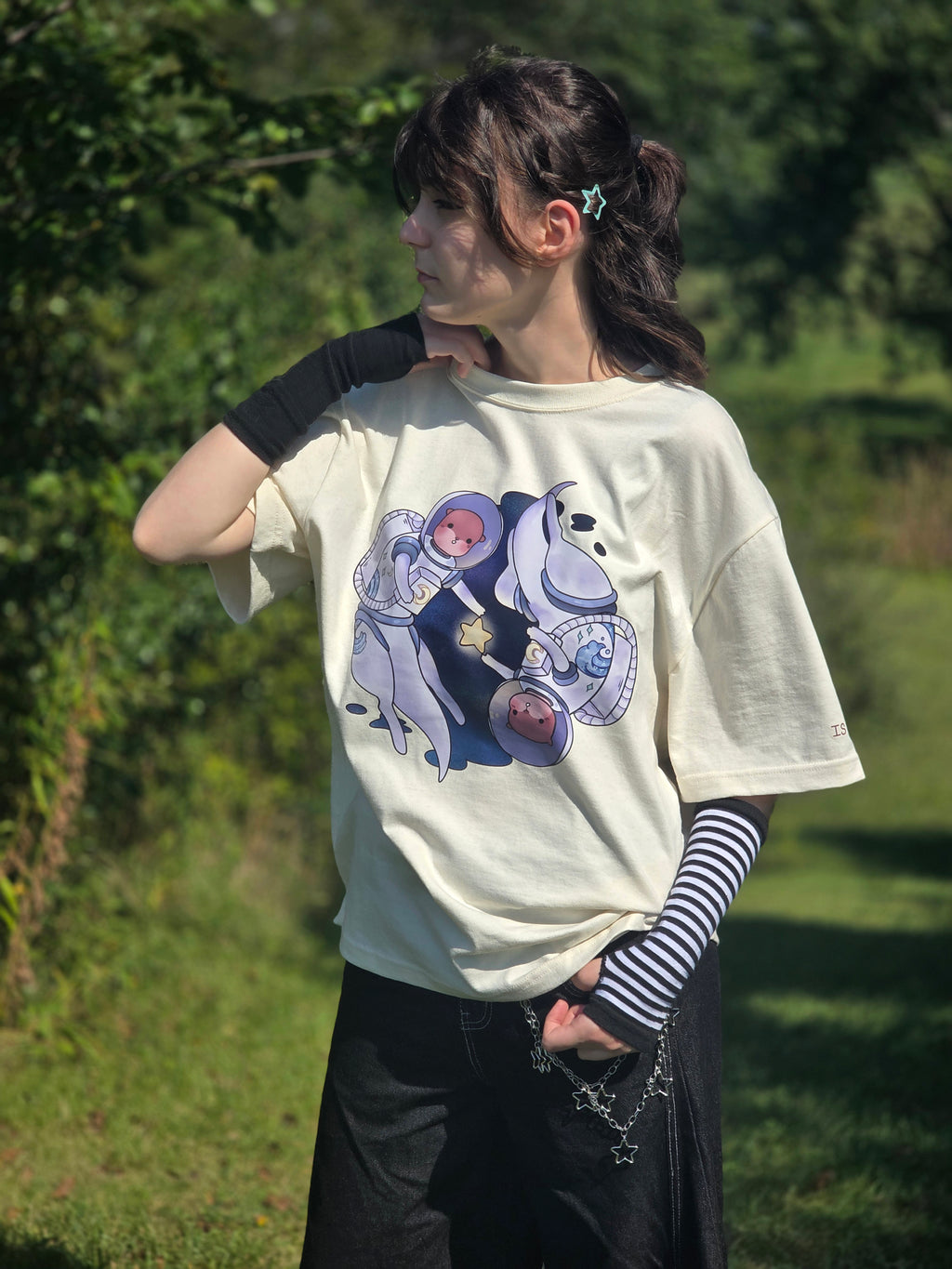 The Vision is Alive - Baggy Tee (Cream)