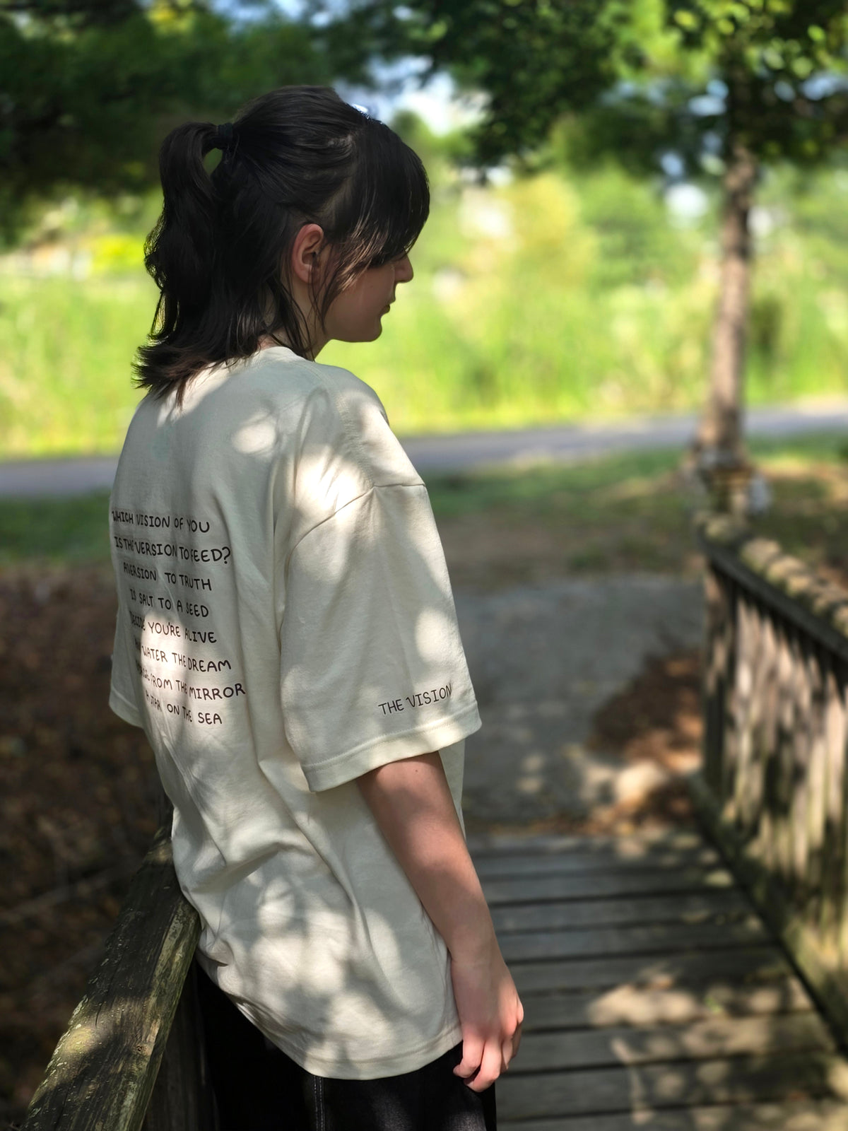 The Vision is Alive - Baggy Tee (Cream)