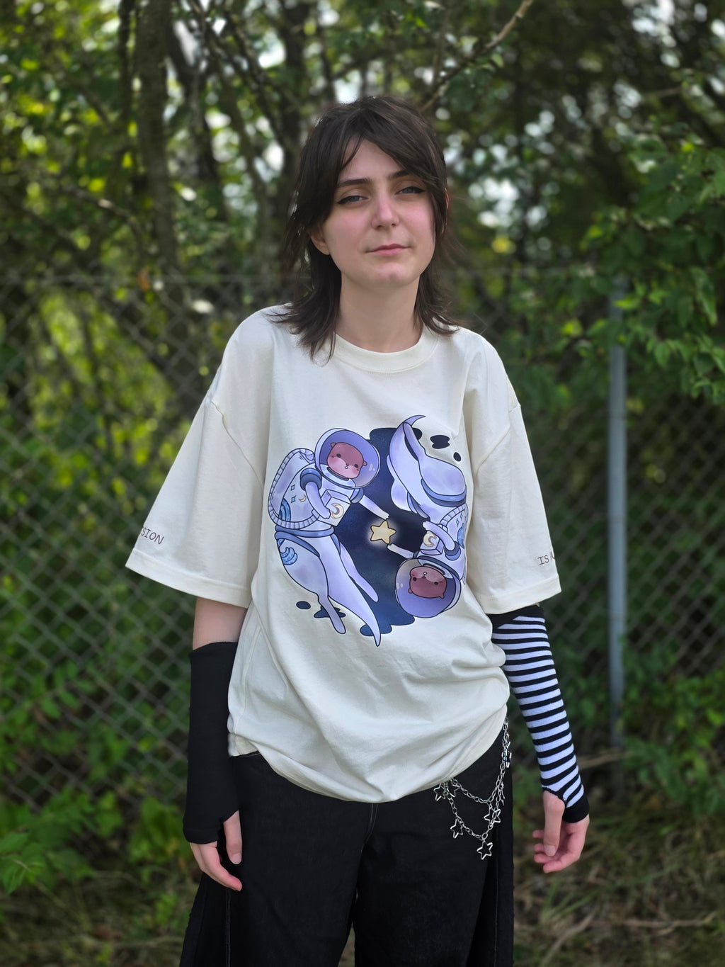 The Vision is Alive - Baggy Tee (Cream)