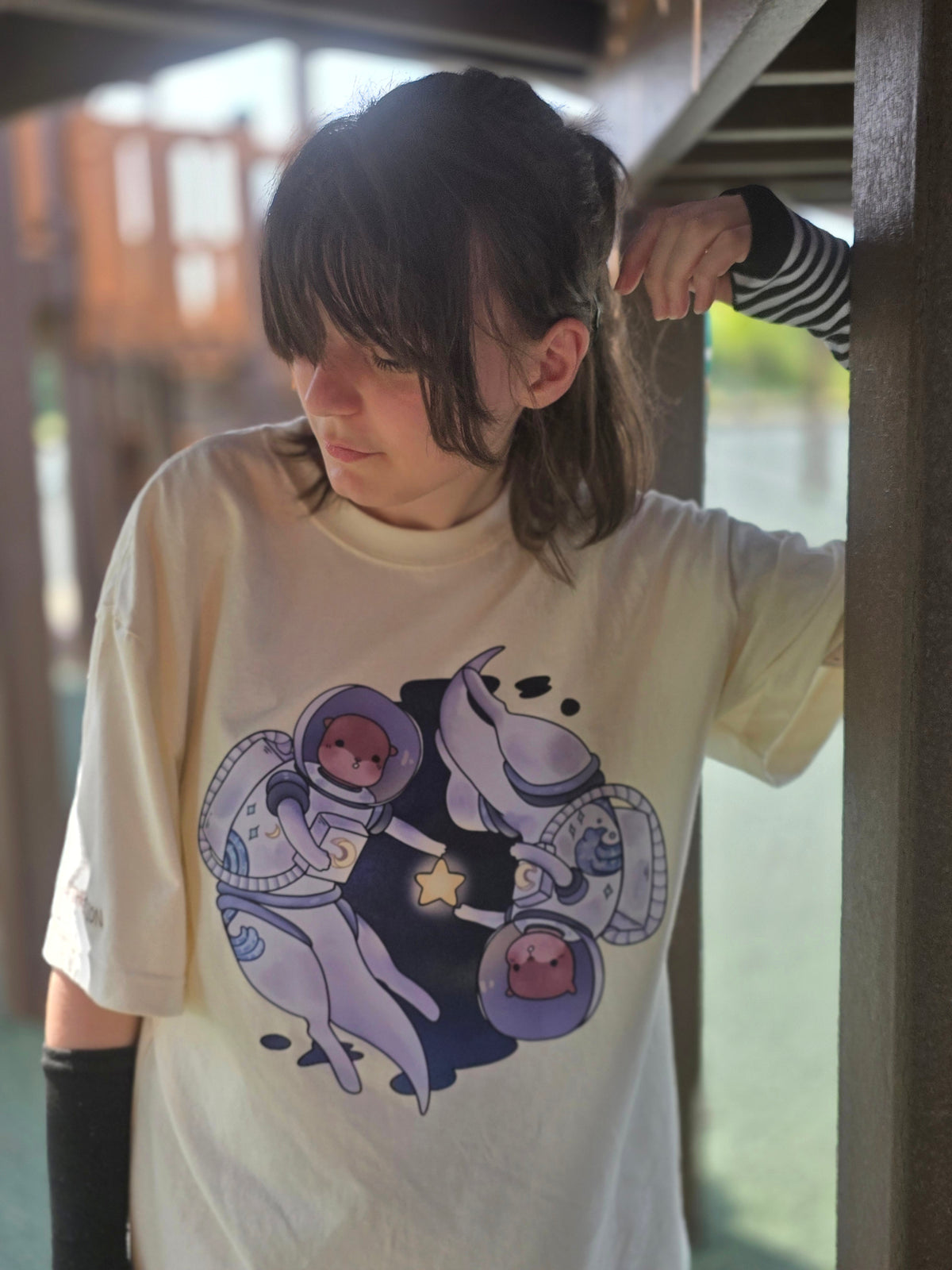 The Vision is Alive - Baggy Tee (Cream)