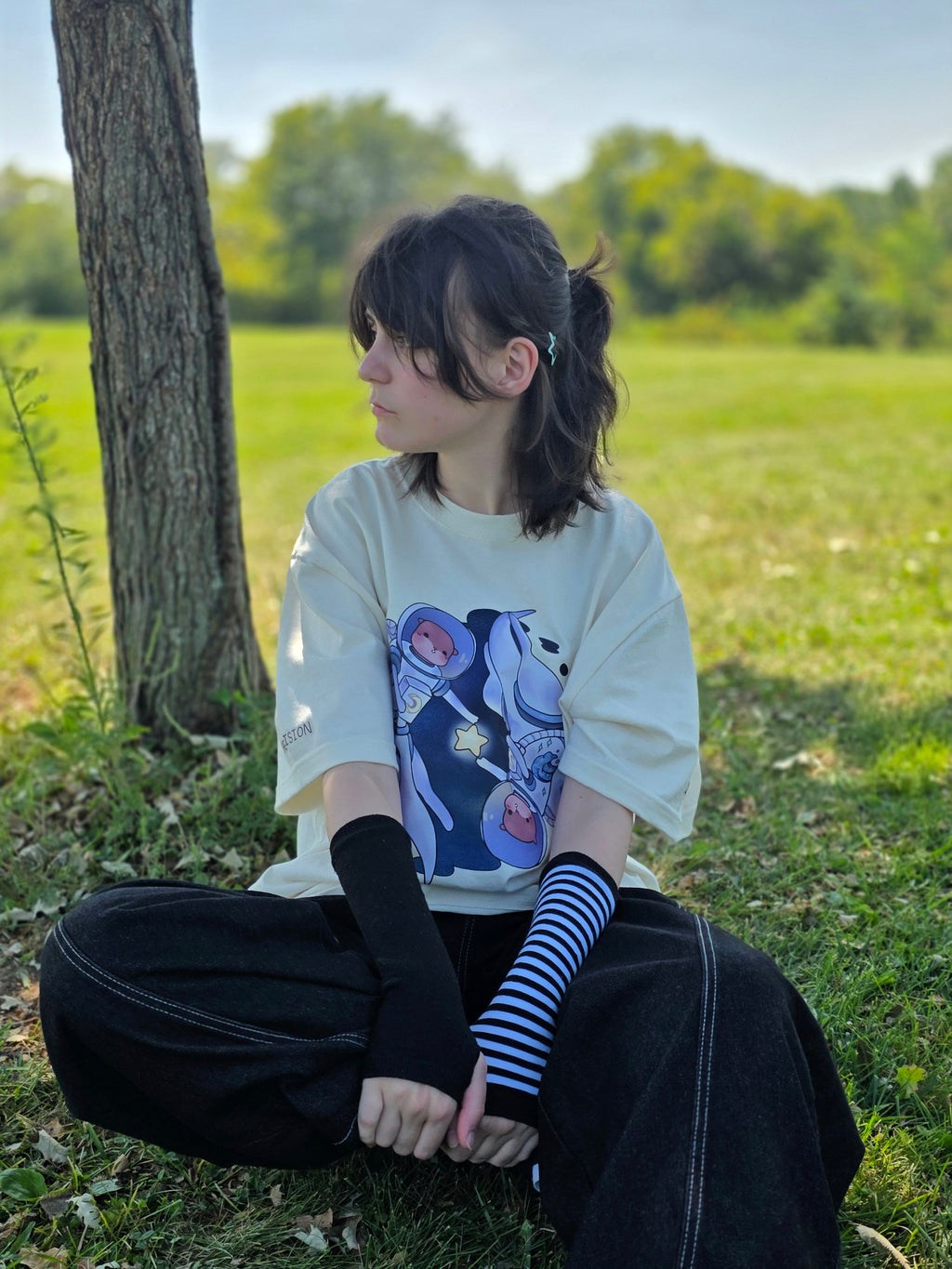The Vision is Alive - Baggy Tee (Cream)