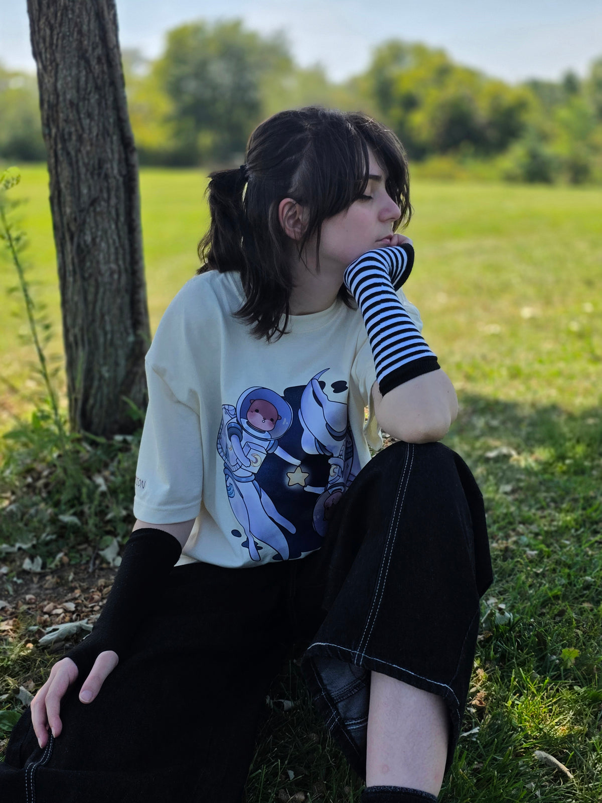 The Vision is Alive - Baggy Tee (Cream)