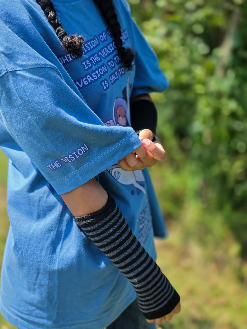 The Vision is Alive - Baggy Tee (Blue)