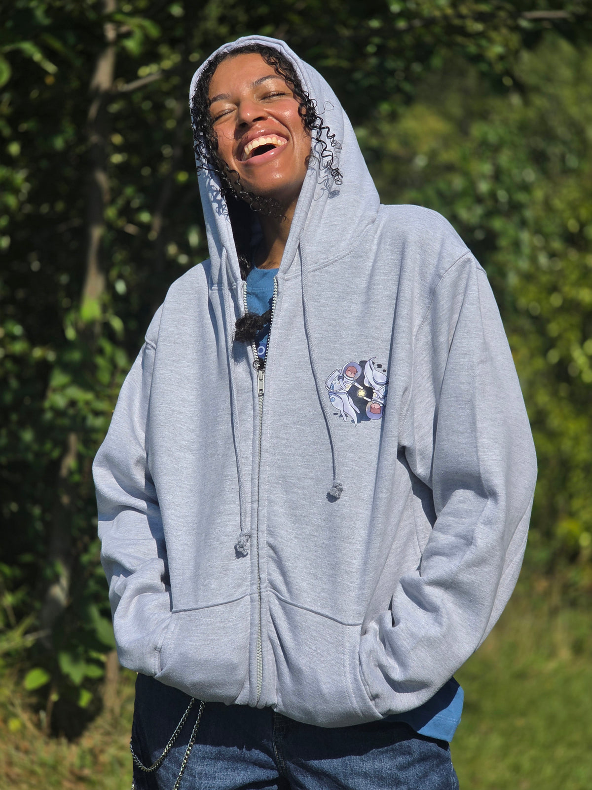 The Vision is Alive - Zip-Up Hoodie