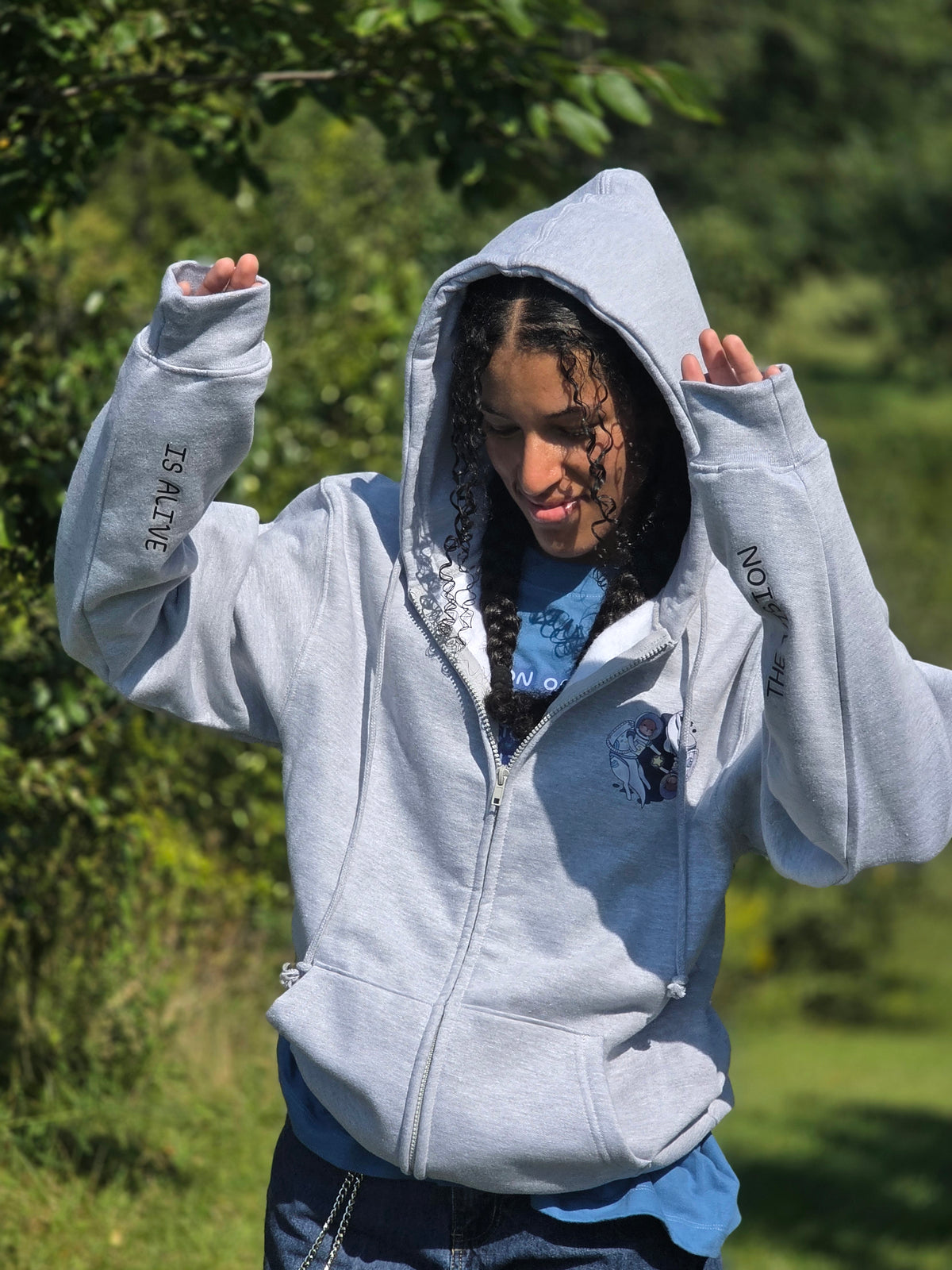 The Vision is Alive - Zip-Up Hoodie