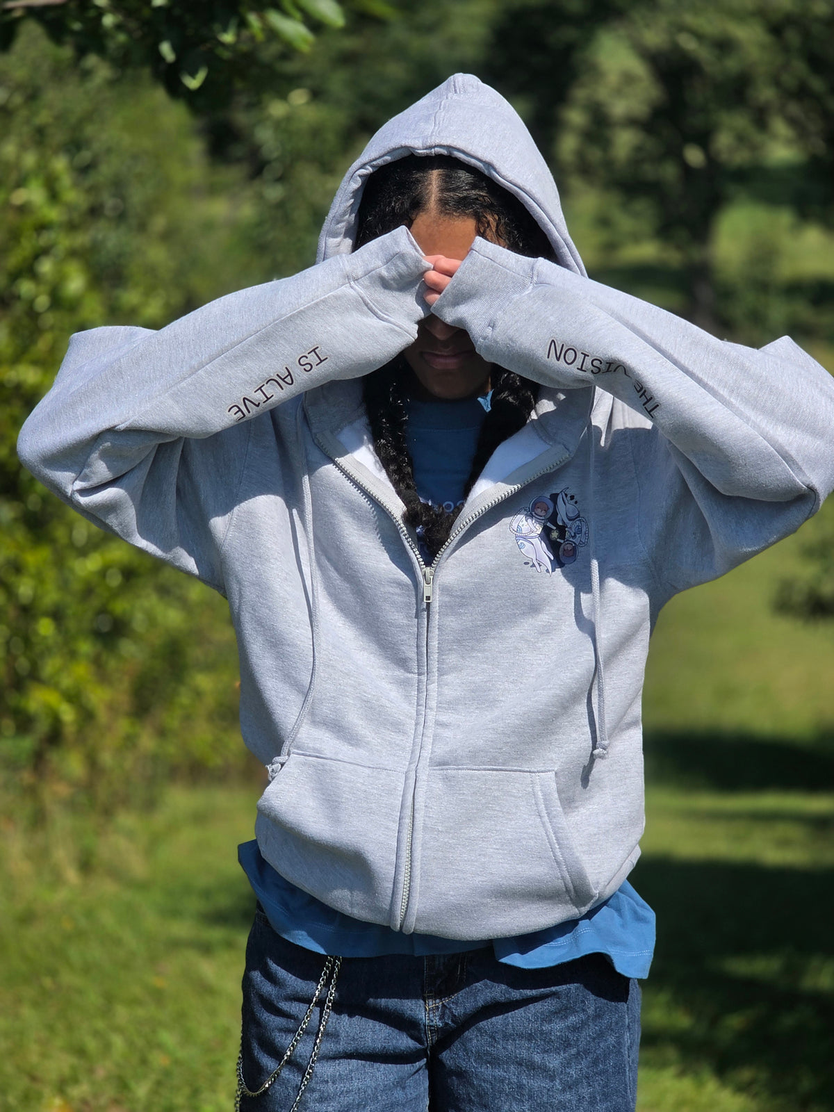 The Vision is Alive - Zip-Up Hoodie