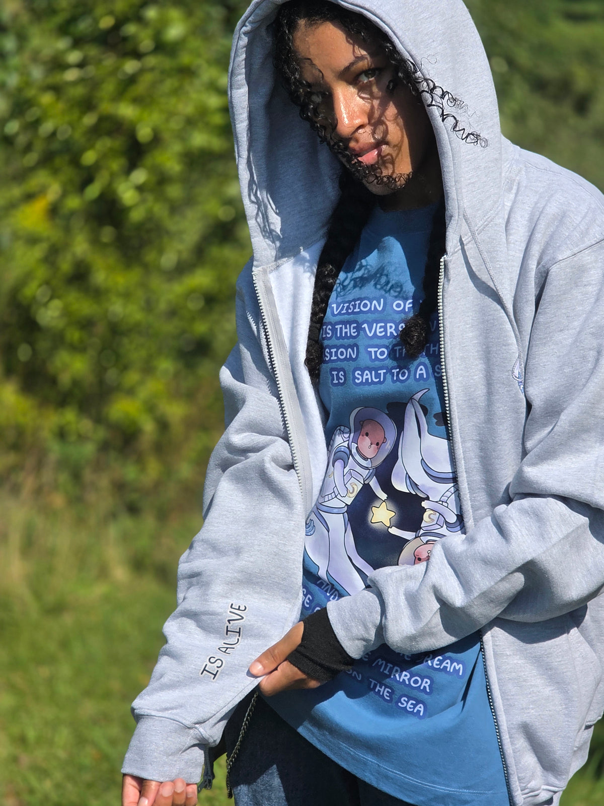 The Vision is Alive - Zip-Up Hoodie