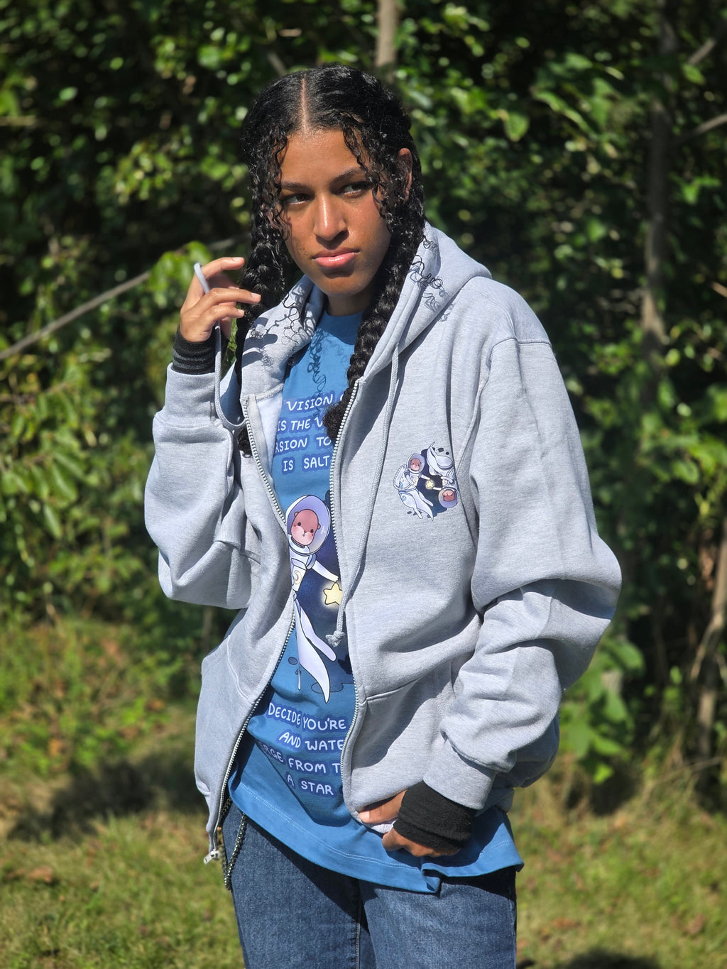 The Vision is Alive - Zip-Up Hoodie