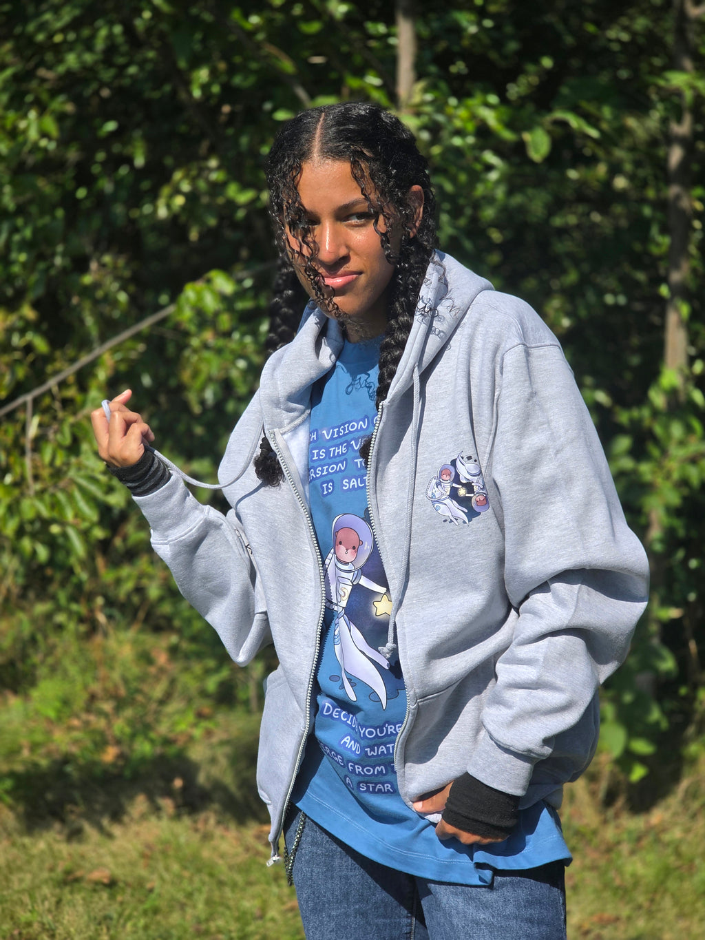 The Vision is Alive - Zip-Up Hoodie