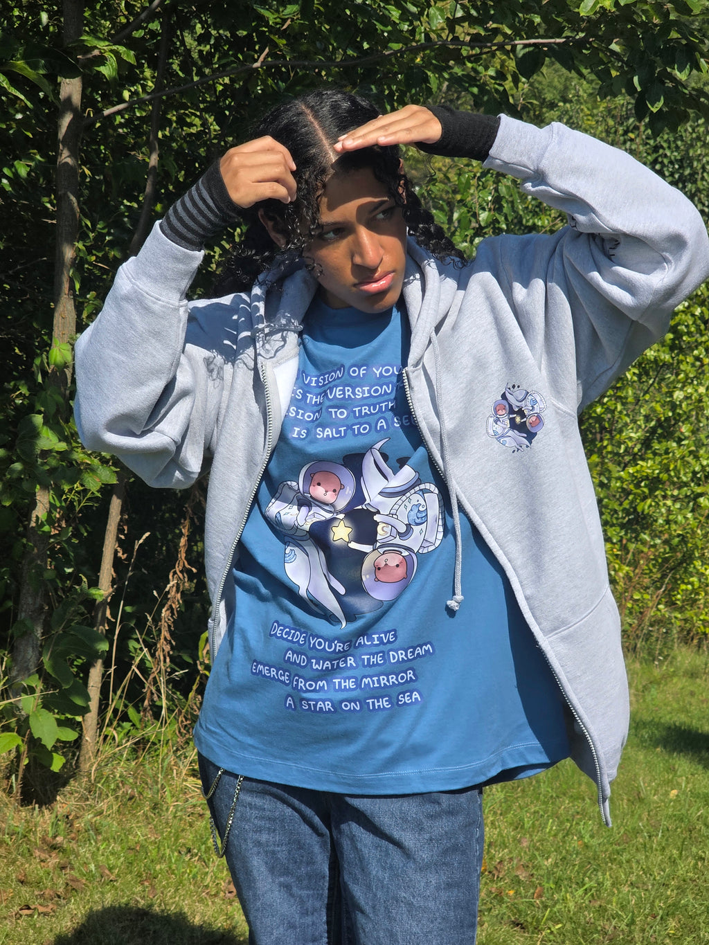 The Vision is Alive - Zip-Up Hoodie
