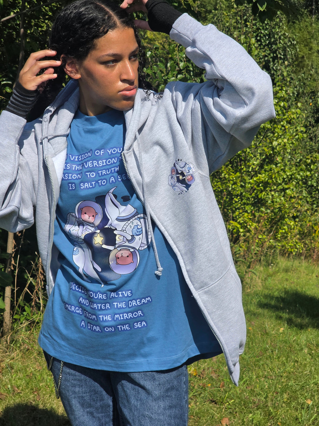 The Vision is Alive - Zip-Up Hoodie