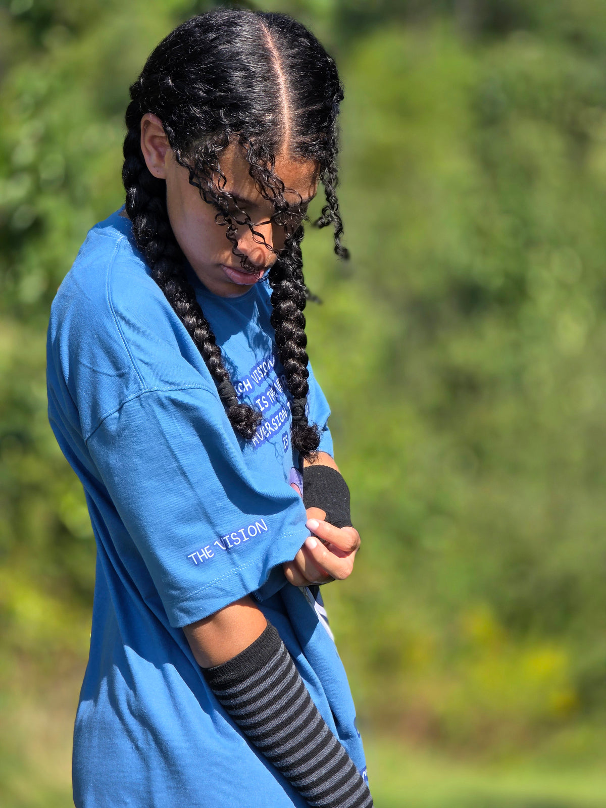 The Vision is Alive - Baggy Tee (Blue)