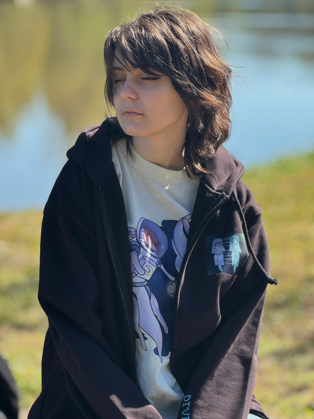 The Vision is Alive - Baggy Tee (Cream)